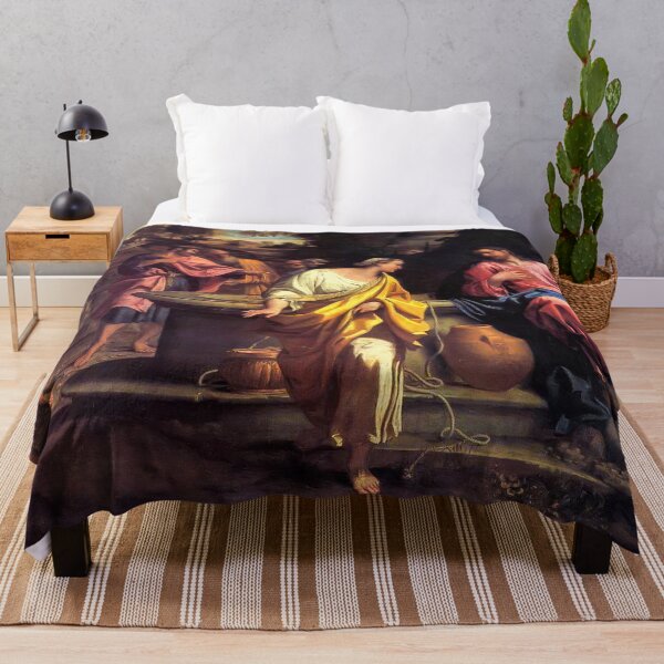 Item preview, The Samaritan Woman at the Well Baroque Painting designed and sold by TheSoulOfArt.