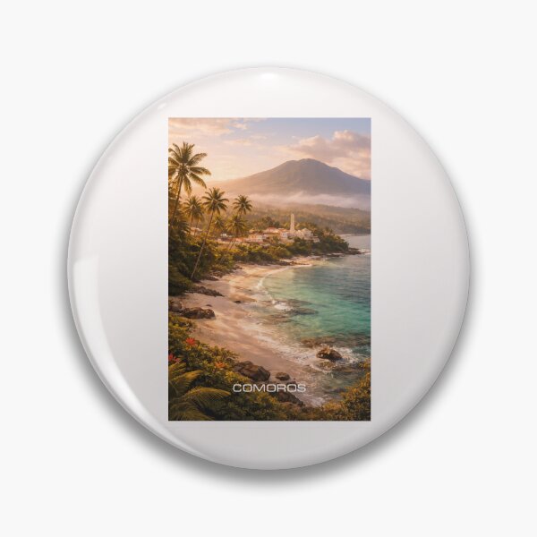 Item preview, Comoros Travel Art designed and sold by Thistle-TShop.