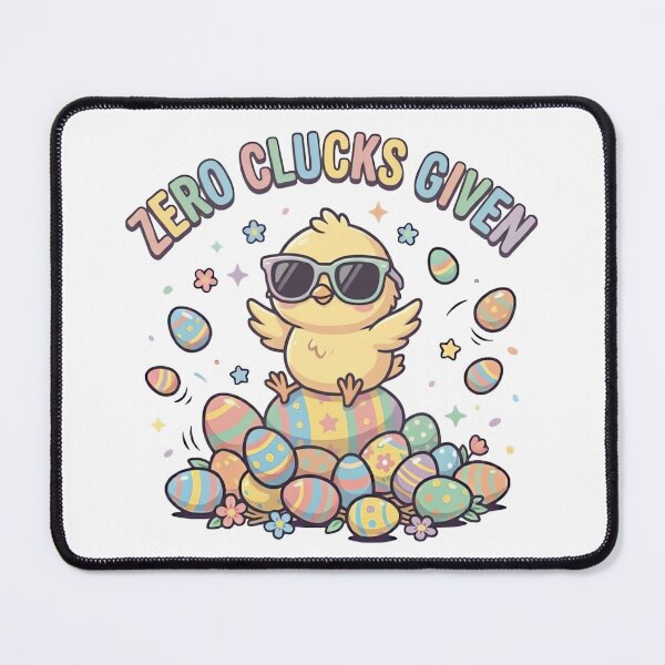 Item preview, Zero Clucks Given Funny Easter Chick Design designed and sold by ARTReMi.