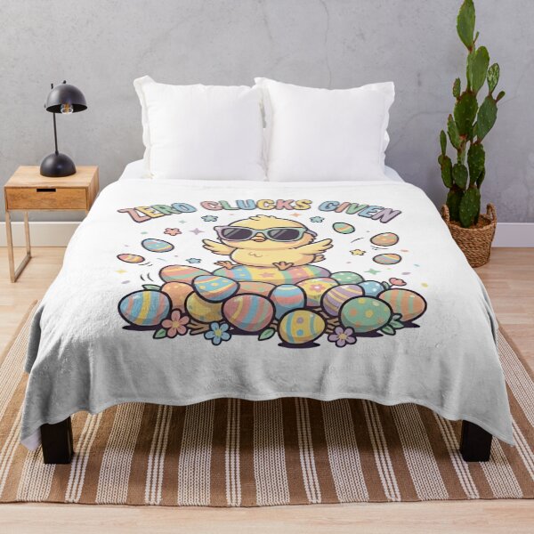 Item preview, Zero Clucks Given Funny Easter Chick Design designed and sold by ARTReMi.