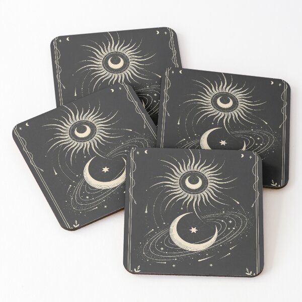 Item preview, Celestial Sun and Moon with Stars designed and sold by didiersoyer.