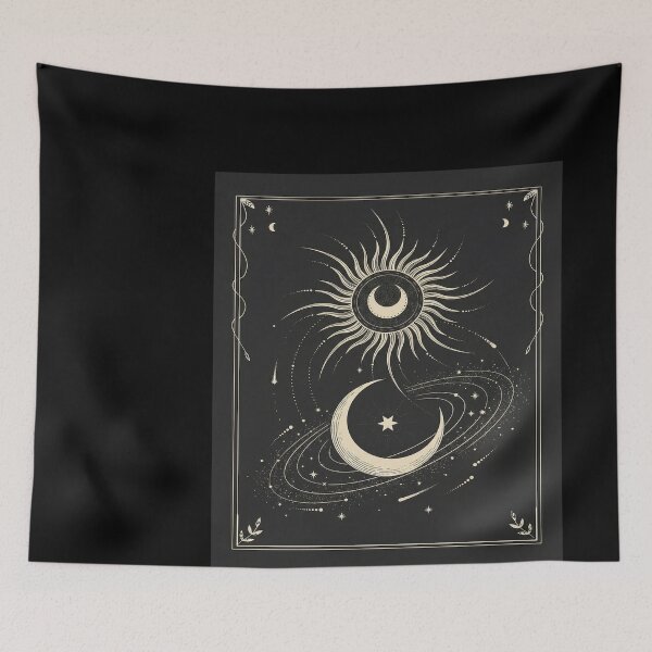 Item preview, Celestial Sun and Moon with Stars designed and sold by didiersoyer.