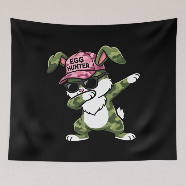 Item preview, Dabbing Egg Hunter Bunny Easter designed and sold by KroghDs.