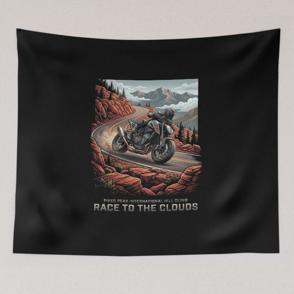 Item preview, Pikes Peak Summit Challenge Racing Illustration designed and sold by enzoade.