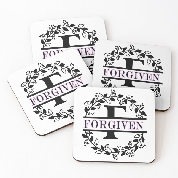 Item preview, Forgiven - Minimalist Christian Word Art designed and sold by BbCherryT.