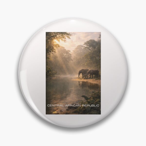 Item preview, Central African Republic Travel Art designed and sold by Thistle-TShop.