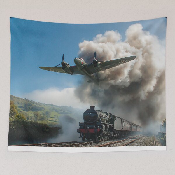 Item preview, Flightpath Over Iron designed and sold by Skyframe Aviation.