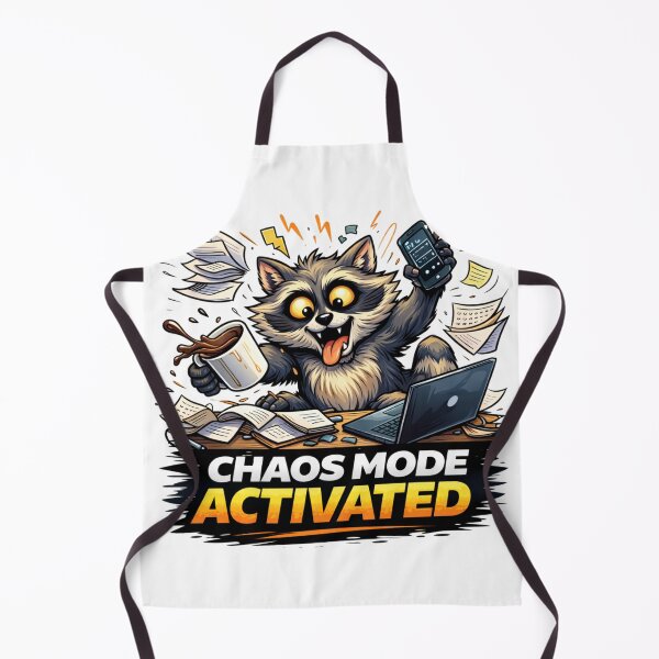 Item preview, Chaos Mode Activated Raccoon – Funny Work From Home designed and sold by the-dovlat.