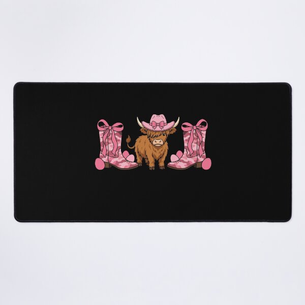 Item preview, Cowgirl Easter Highland Cow Boots designed and sold by KroghDs.