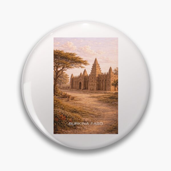 Item preview, Burkina Faso Travel Art designed and sold by Thistle-TShop.