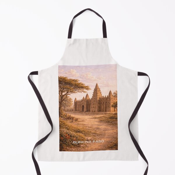 Item preview, Burkina Faso Travel Art designed and sold by Thistle-TShop.