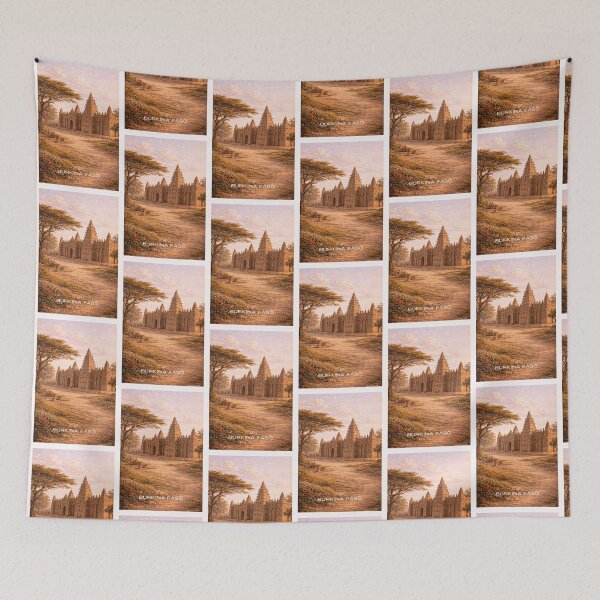 Item preview, Burkina Faso Travel Art designed and sold by Thistle-TShop.