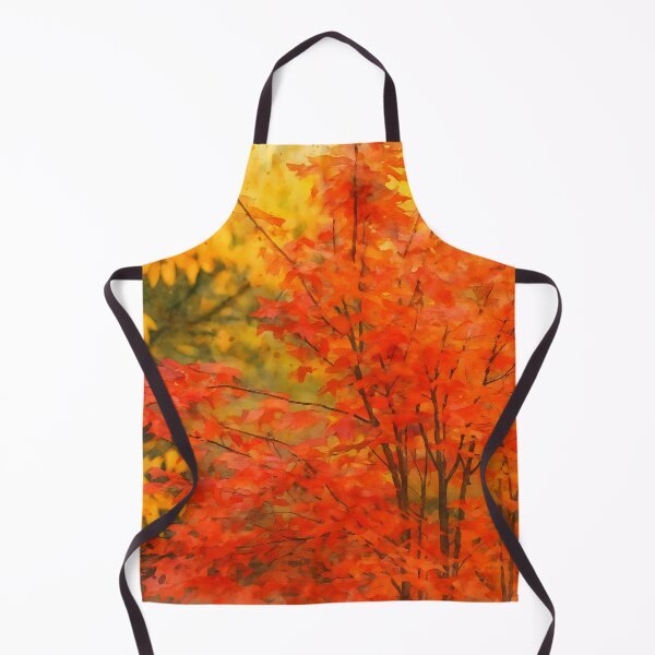 Item preview, Vibrant Autumn Foliage with Brilliant Red and Golden Leaves – Fine Art Nature Photography designed and sold by M.ALK.Watercolor.