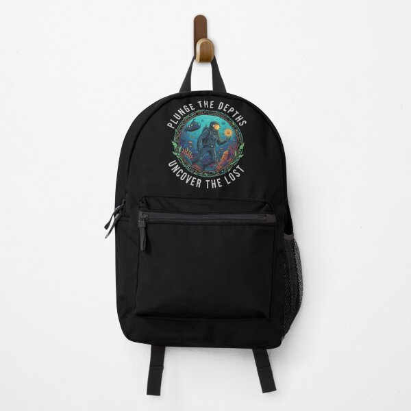 Item preview, Plunge the Depths – Sci-Fi Diver & Lost Relic designed and sold by Dogandesighn.