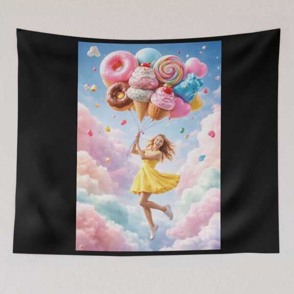 Item preview, Whimsical Ascent: Sweet Dreams and Cotton Candy Clouds designed and sold by Jason123za.