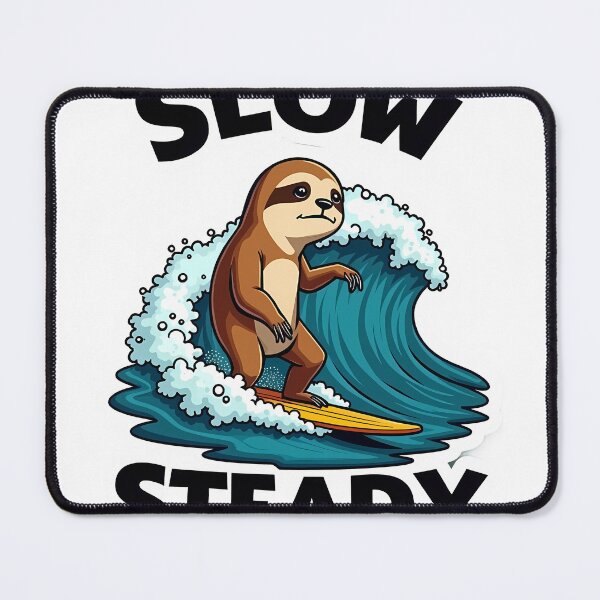Item preview, Surfer Sloth Wave designed and sold by BysonDesigns.