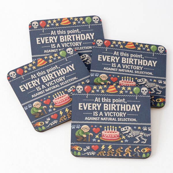 Item preview, Victory Against Natural Selection Funny Birthday Design designed and sold by Mauswohn.
