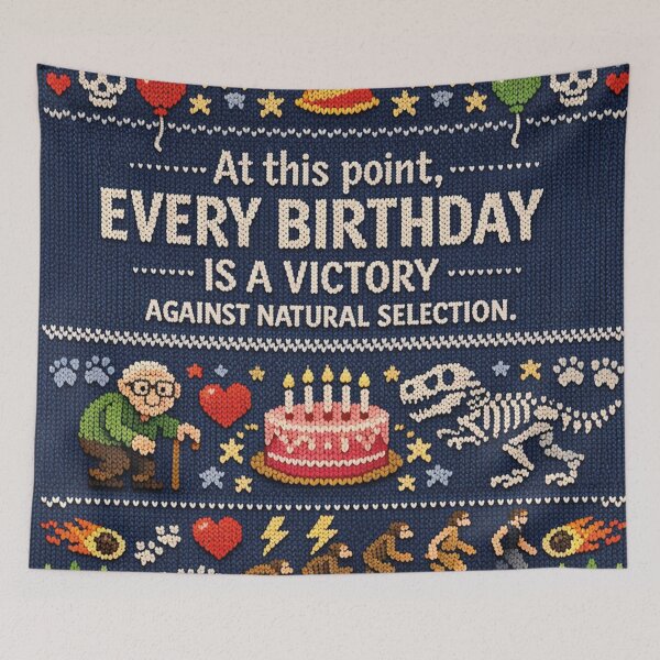 Item preview, Victory Against Natural Selection Funny Birthday Design designed and sold by Mauswohn.