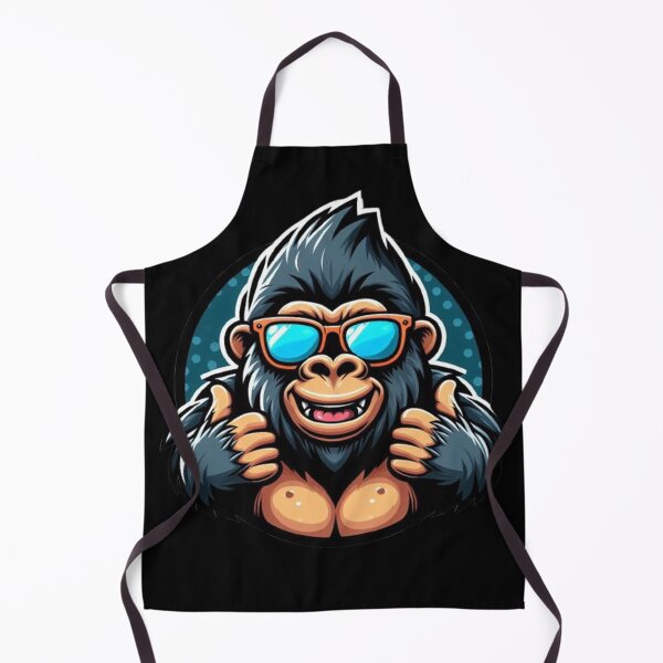 Item preview, Thumbs Up Gorilla – Jungle Positivity Vibes designed and sold by Dogandesighn.