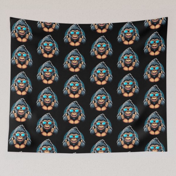 Item preview, Thumbs Up Gorilla – Jungle Positivity Vibes designed and sold by Dogandesighn.
