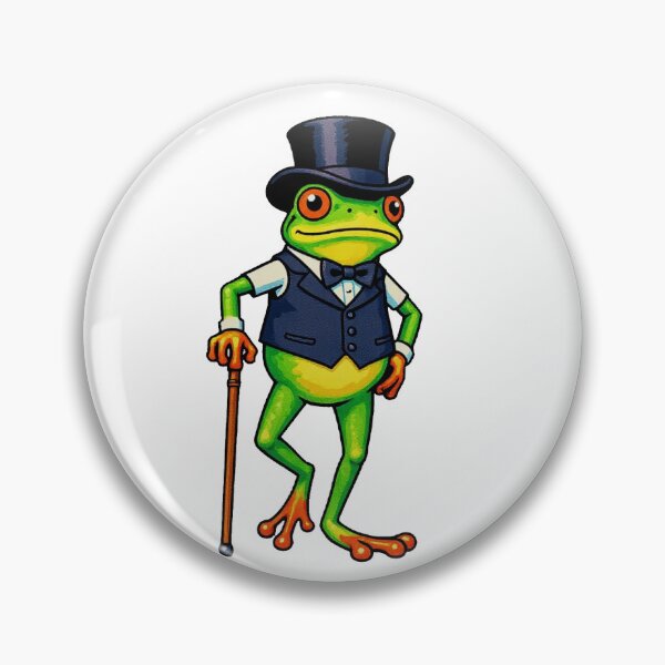 Artikelvorschau, Eleganter Frosch entworfen und verkauft von Lisa Bittinger.