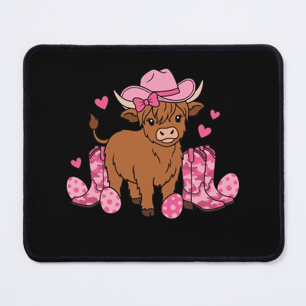 Item preview, Girls Cowgirl Easter Highland Cow designed and sold by KroghDs.