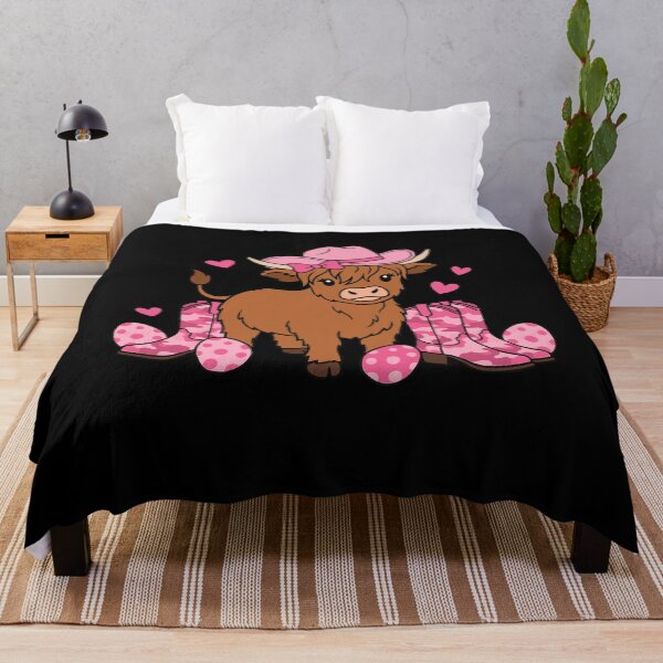 Item preview, Girls Cowgirl Easter Highland Cow designed and sold by KroghDs.