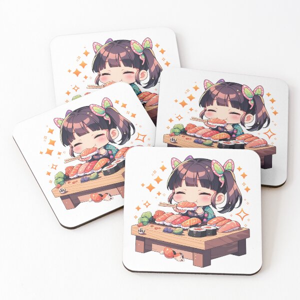 Item preview, Kanao Tsuyuri Demon Slayer Chibi Sushi Sparkle designed and sold by Spraykart.