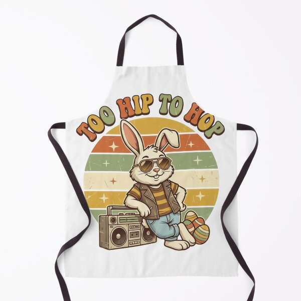 Item preview, Too Hip To Hop Retro Easter Bunny Design designed and sold by ARTReMi.