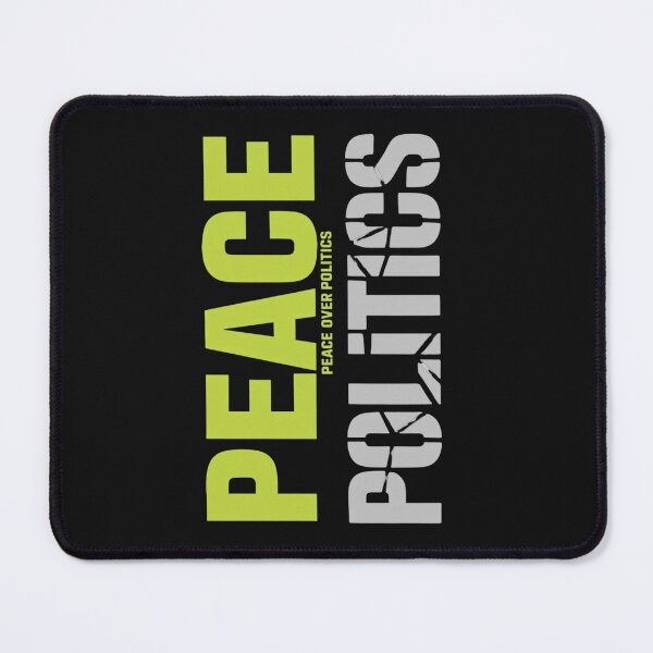 Item preview, Peace Over Politics Split Shirt | Clean Minimal Streetwear Tee designed and sold by GeniePixel.