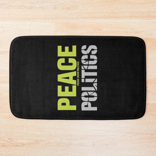 Item preview, Peace Over Politics Split Shirt | Clean Minimal Streetwear Tee designed and sold by GeniePixel.