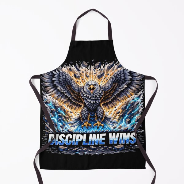 Item preview, Discipline Wins Eagle – Focus and Success Motivation Illustration designed and sold by the-dovlat.