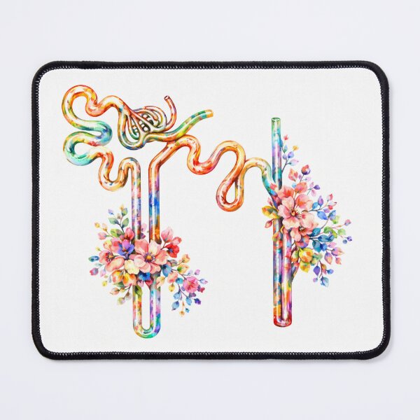 Item preview, Floral Kidney Anatomy Watercolor Illustration designed and sold by drmekcrafts.