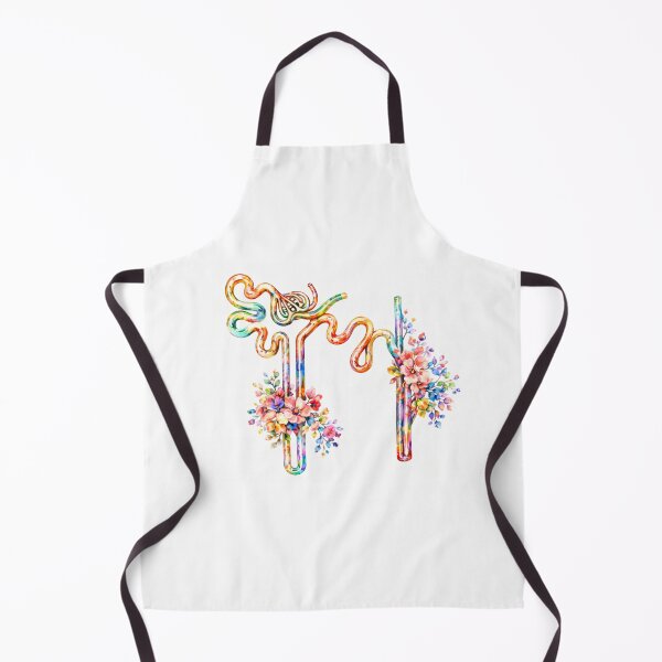 Item preview, Floral Kidney Anatomy Watercolor Illustration designed and sold by drmekcrafts.