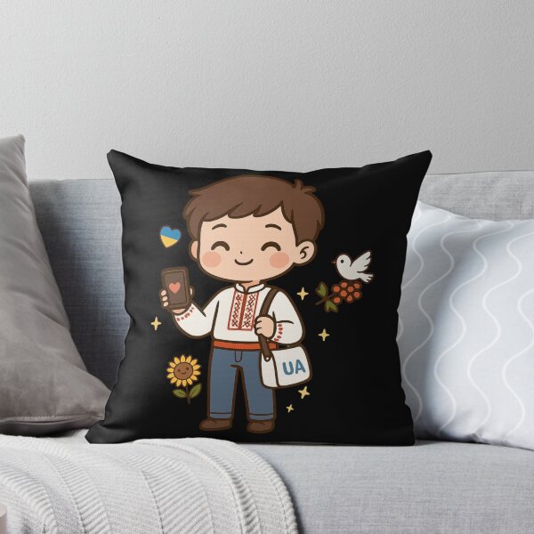 Item preview, Kawaii Ukrainian boy modern designed and sold by KawaiiHero.