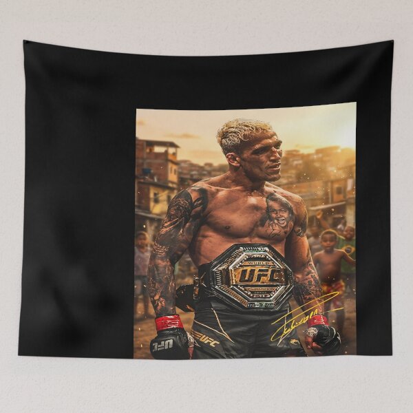 Item preview, Charles Oliveira UFC Champion Portrait designed and sold by didiersoyer.