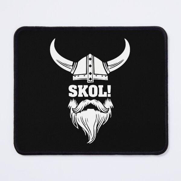 Item preview, Viking Skol Horned Helmet Beard Mascot designed and sold by PixelStudioBe.