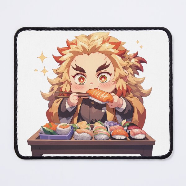 Item preview, Tengen Uzui Demon Slayer Chibi Sushi Sparkle designed and sold by Spraykart.