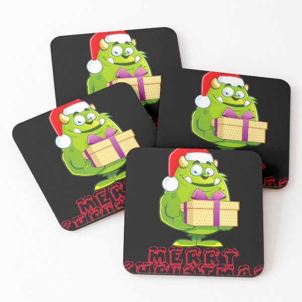 Item preview, Merry Christmas Christmas Cute Monster Xmas designed and sold by KRIPTABOZZ.