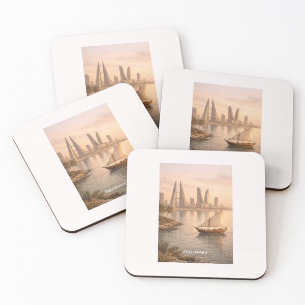 Item preview, Bahrain Travel Art designed and sold by Thistle-TShop.
