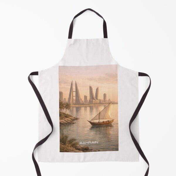 Item preview, Bahrain Travel Art designed and sold by Thistle-TShop.