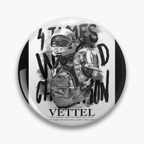Item preview, Sebastian Vettel 4 Times World Champion Artwork designed and sold by C1Shop.