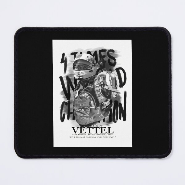 Item preview, Sebastian Vettel 4 Times World Champion Artwork designed and sold by C1Shop.