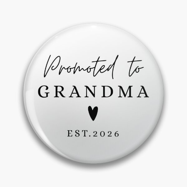 Item preview, Promoted to Grandma EST. 2026 , Pregnancy Announcement designed and sold by FamilyGlowStore.