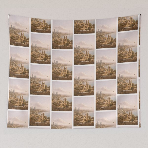 Item preview, Azerbaijan Travel Art designed and sold by Thistle-TShop.