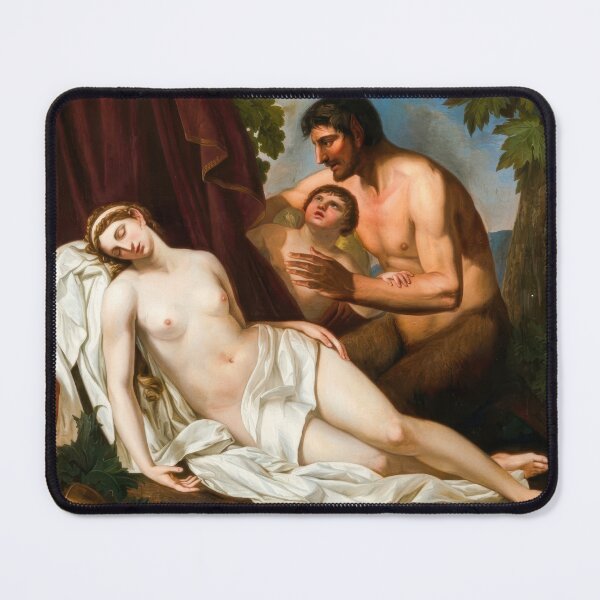 Item preview, Venus Inebriated by a Satyr Mythological Classical Painting designed and sold by TheSoulOfArt.