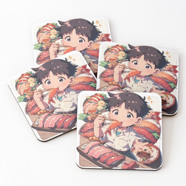 Artikelvorschau, Shinji Ikari Neon Genesis Evangelion Sushi Overload entworfen und verkauft von Spraykart.