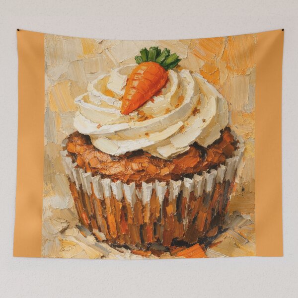 Item preview, Carrot Cupcake Impasto designed and sold by caracatita75.