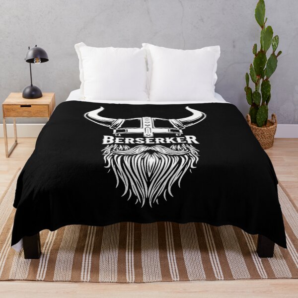 Item preview, Viking Berserker Horned Helmet Beard Mascot designed and sold by PixelStudioBe.