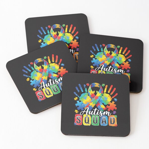 Item preview, Autism Awareness Support Squad Retro Puzzle Piece Autism Acceptance Design designed and sold by kiralynstration.